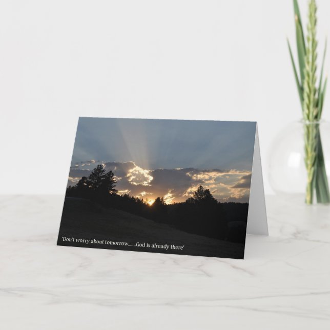 Card of Encouragement & Support for Any Occasion (Front)