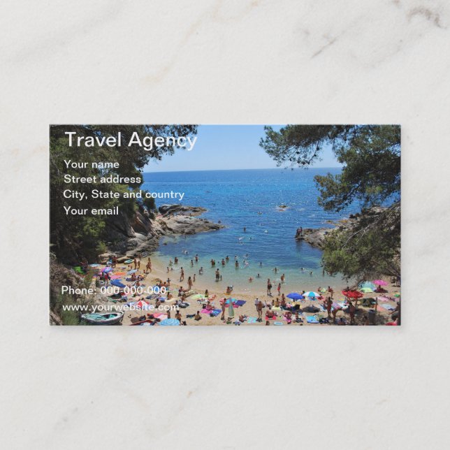 card of travel agency (Front)