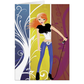 Card:  "On Stage"  -  Customisable!