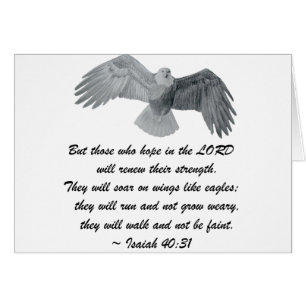 Card - On wings like Eagles - Is 40:31