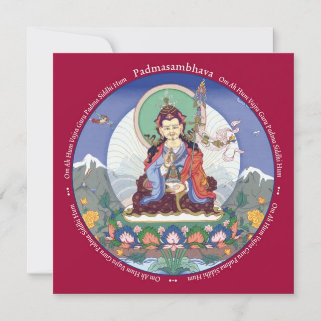 CARD Padmasambhava - with envelope (Front)