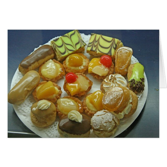 Card, "Pastries # 3" (Front Horizontal)