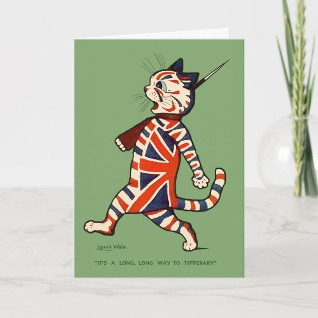 Card: Patriotic Cat Card (Front)