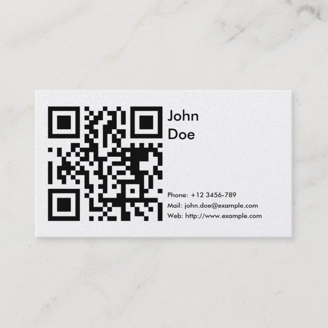 Card (phone, email, web) (Front)