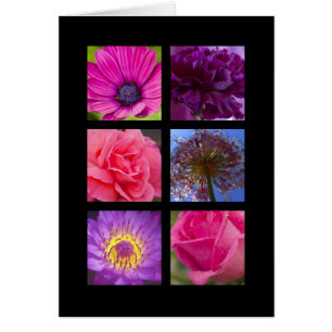 Card - Pink Purple Flowers