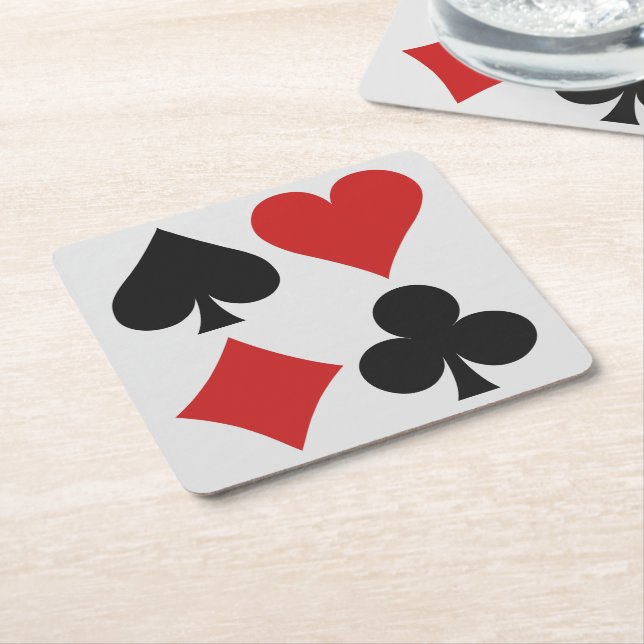 Card Player coasters (Angled)