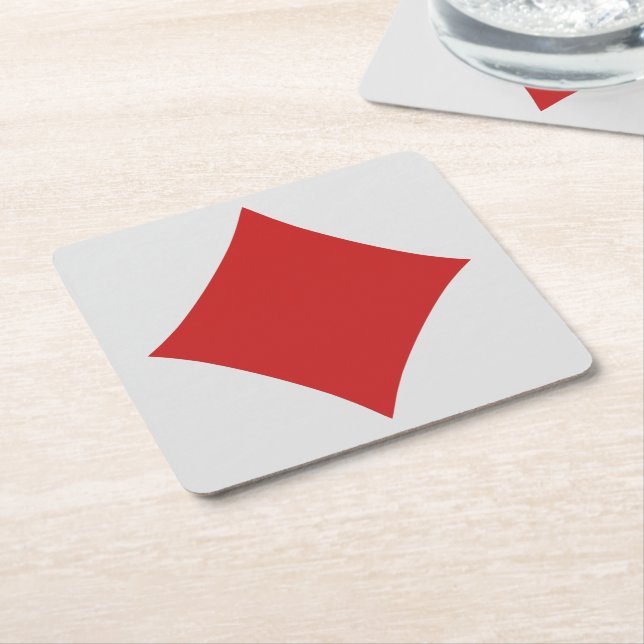 Card Player coasters - Diamond (Angled)