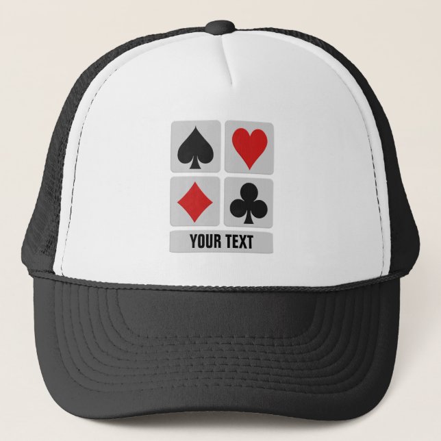 Card Player custom hats (Front)