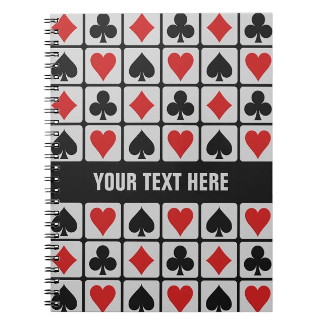 Card Player custom notebook (Front)