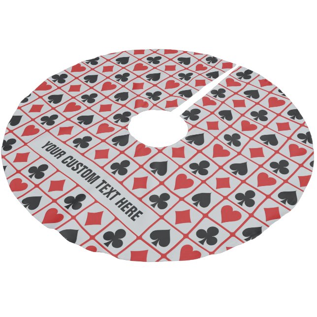 Card Player custom tree skirt (Angled)
