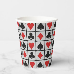 Card Player paper cups