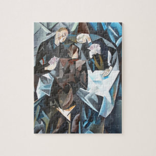Card Players and Poker Faces Jigsaw Puzzle