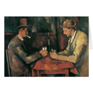 Card Players by Paul Cezanne, Vintage Fine Art