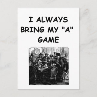 card players joke