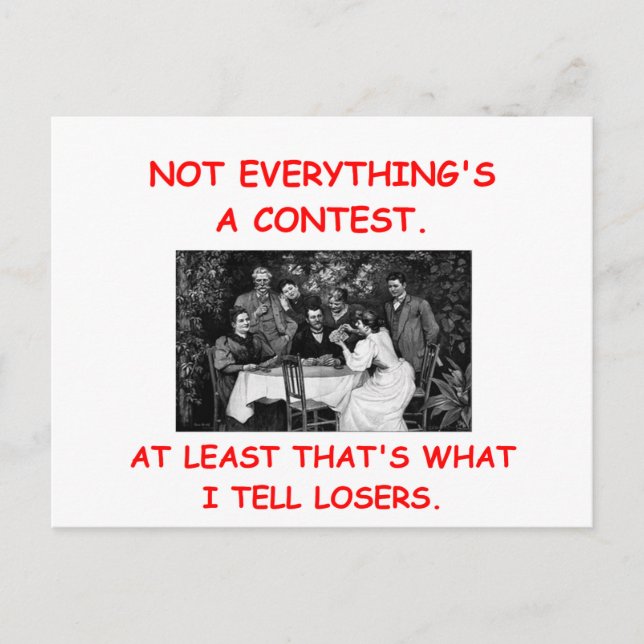 card players joke (Front)