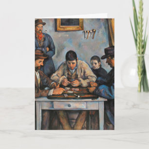 Card Players Paul Cezanne Painting Art