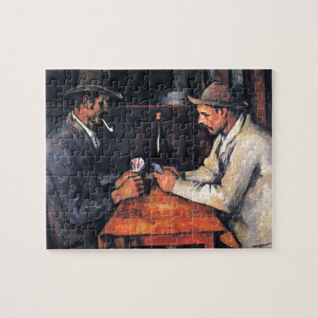 Card Players Paul Cezanne Painting Art Jigsaw Puzzle (Horizontal)