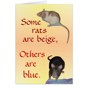 Card: Ratty Poem