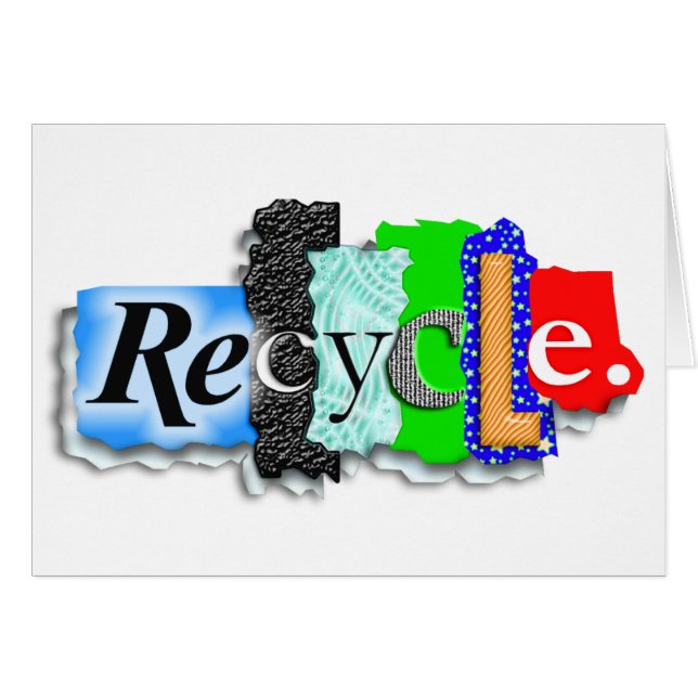 Card: "RECYCLE" (Front Horizontal)