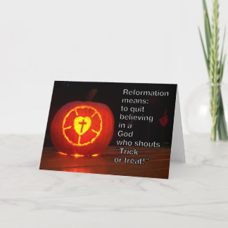 Card Reformation and Halloween