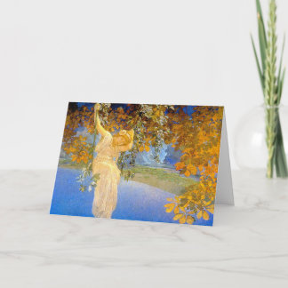 Card: "Reveries" - by - Maxwell Parrish Holiday Card