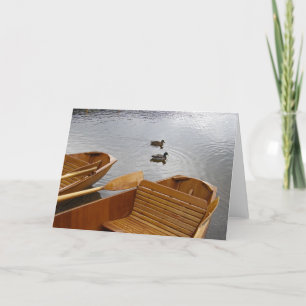 card - Row Boats and Ducks