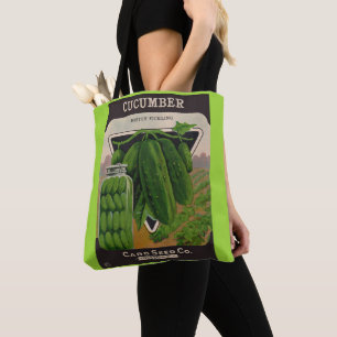 Card Seed Company envelope cover - Cucumbers Tote Bag