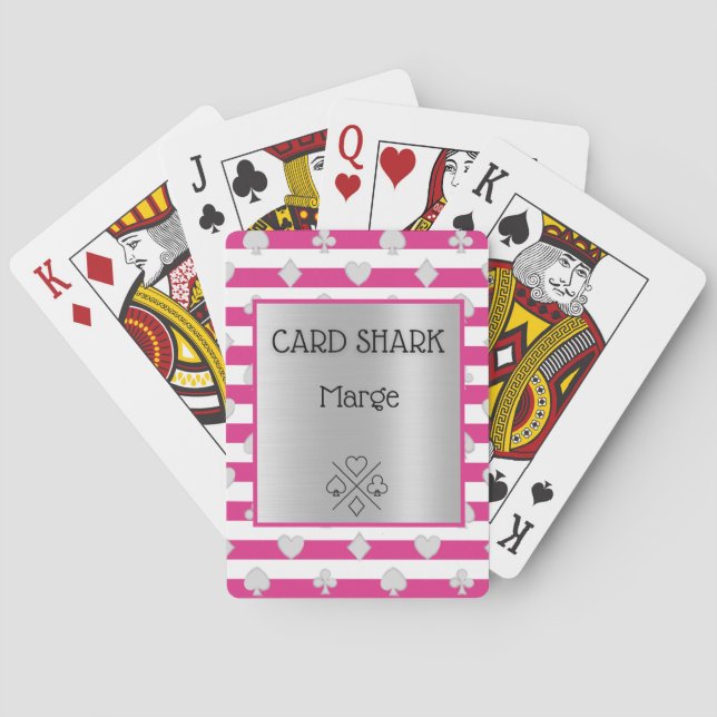 "Card Shark" Personalised Playing Cards (Back)