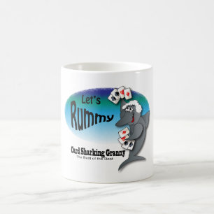 Card Sharking Granny Coffee Mug