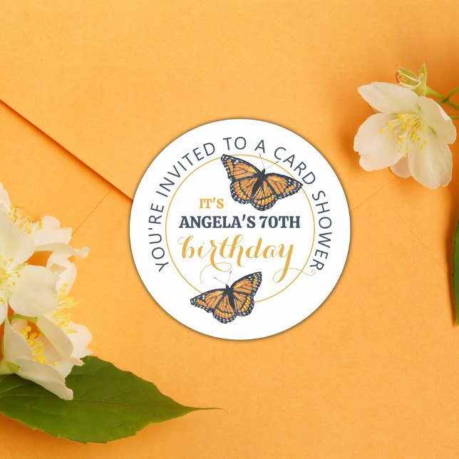 Card Shower Butterfly Envelope Seal (Creator Uploaded)