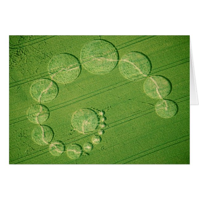 Card: Single Julia Crop Circle (Front Horizontal)