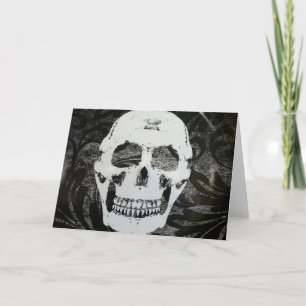 Card, Size: Standard (5" x 7")SKULL NOTECARD
