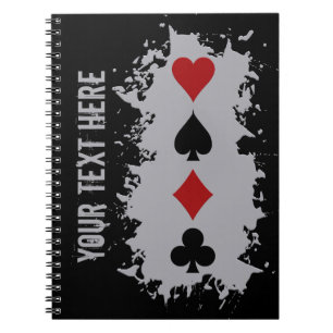 Card Splash custom notebook