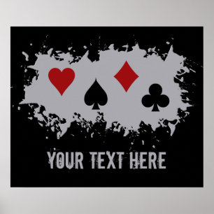 Card Splash custom poster