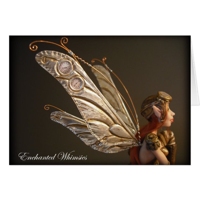 Card "Steampunk Fairy" (Front Horizontal)