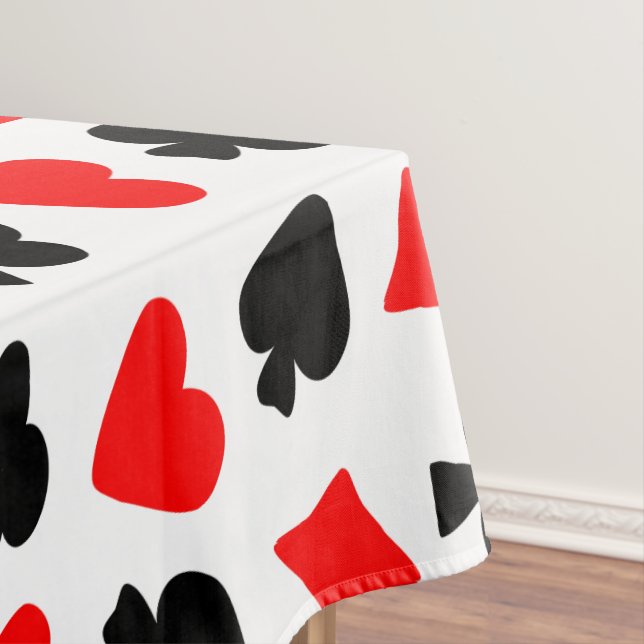 Card Suits Design Tablecloth (In Situ)