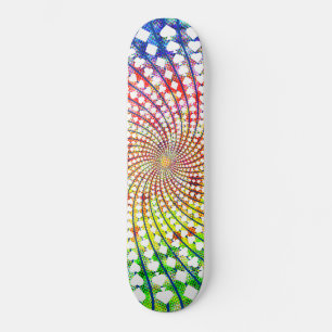 Card Suits Spiral: Psychedelic Edition: Skateboard