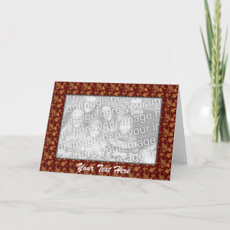 Card Template - Autumn Leaves