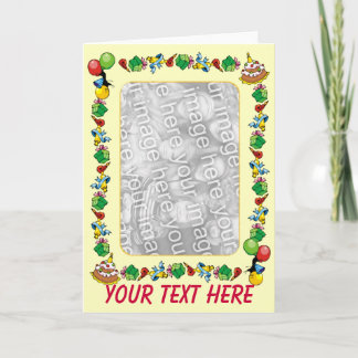 Card Template - Birthday Border