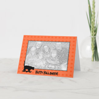 Card Template - Black Cat Halloween