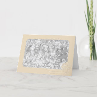 Card Template - Bride Bouquet