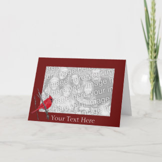 Card Template - Cardinal Bird