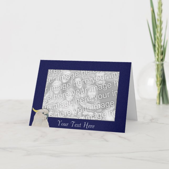 Card Template - Cockatoo (Front)