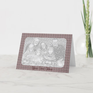 Card Template - Flower Border