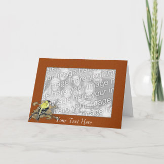 Card Template - Goldfinch Border