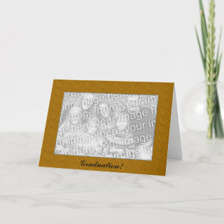 Card Template - Graduation! (gold)