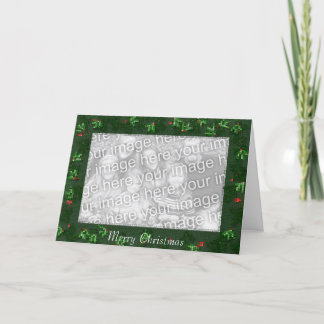 Card Template - Holly Mosaic