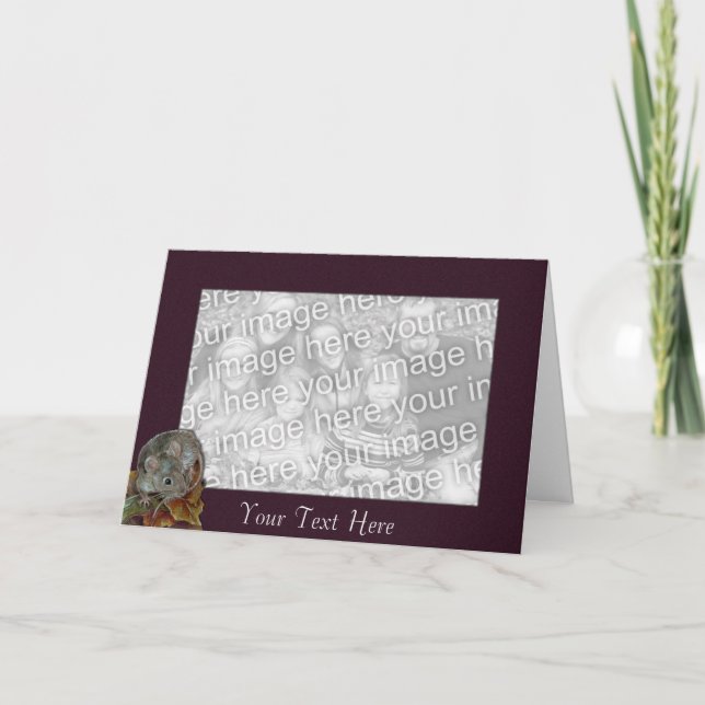 Card Template - Little Mouse (Front)