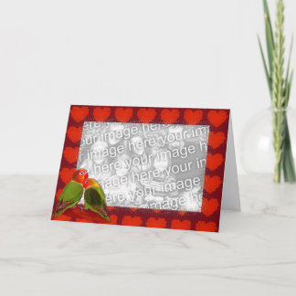 Card Template - Lovebird Valentine