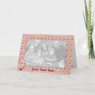 Card Template - Pink Iris